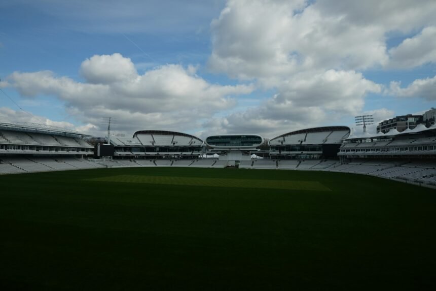 an empty stadium